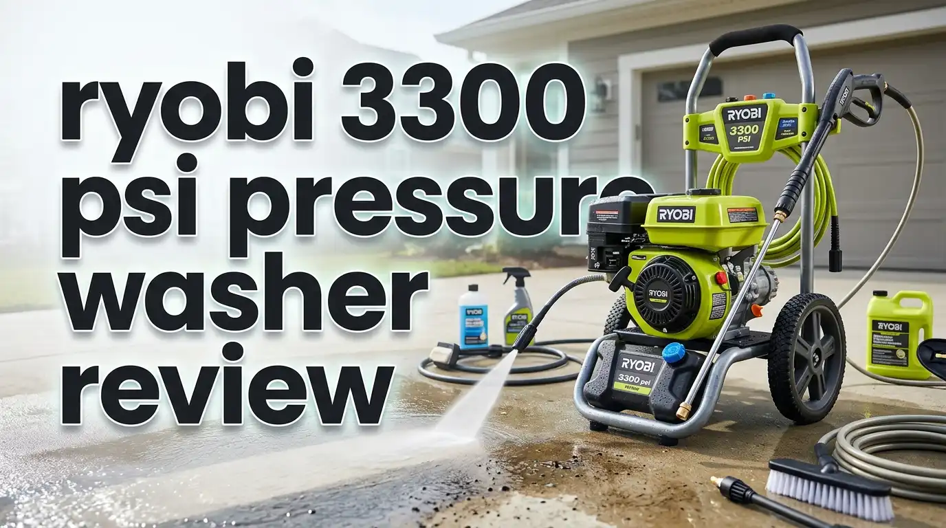 Ryobi 3300 PSI Pressure Washer Review 2026: Worth Your Money?