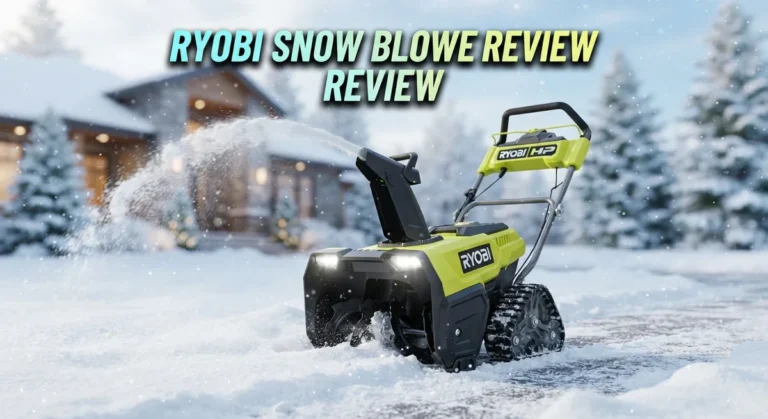 Ryobi Snow Blower Review: Cordless Electric Power for Winter Clearing