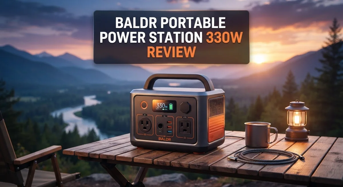 BALDR Portable Power Station 330W Review: Compact Battery for Emergency Backup