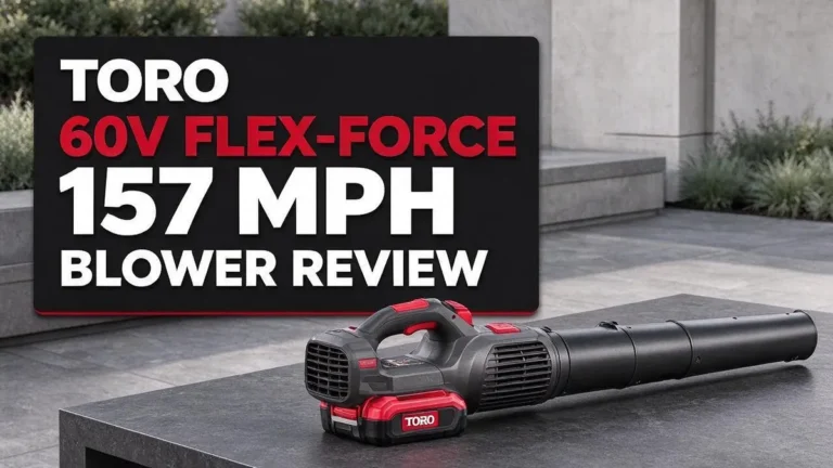 Toro 60V Flex-Force 157 MPH Blower Review: Airflow, Battery Life & Buyer’s Guide