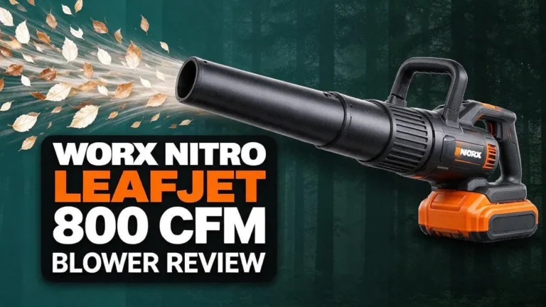 Worx Nitro LeafJet 800 CFM Blower Review: Power, Design, and Verdict