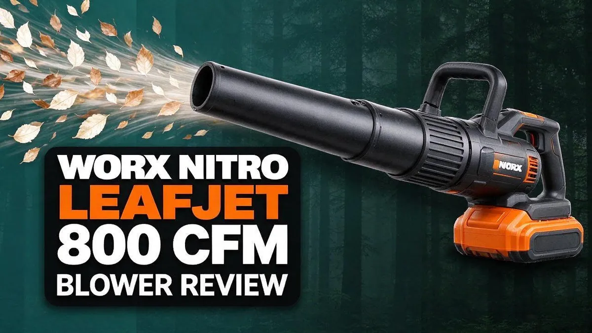 Worx Nitro LeafJet 800 CFM Blower Review: Power, Design, and Verdict